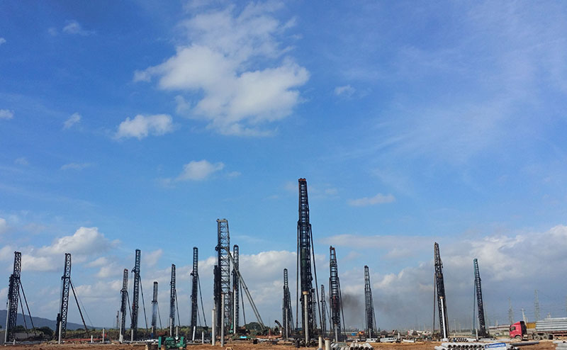 中鐵四局集團有限公司深茂鐵路JMZQ-2標沿線工地（江門南站）